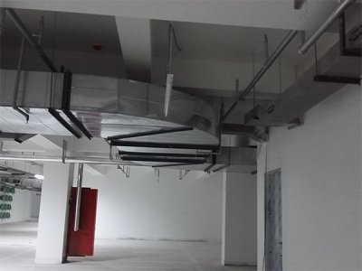 濟南通風(fēng)管道中風(fēng)管與支吊架的安裝說明